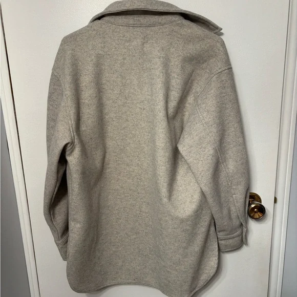 H&M Light Gray Utility Jacket - Picture 2 of 4